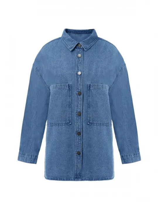 Foto van product Imily Bela Tussenjas blauw denim