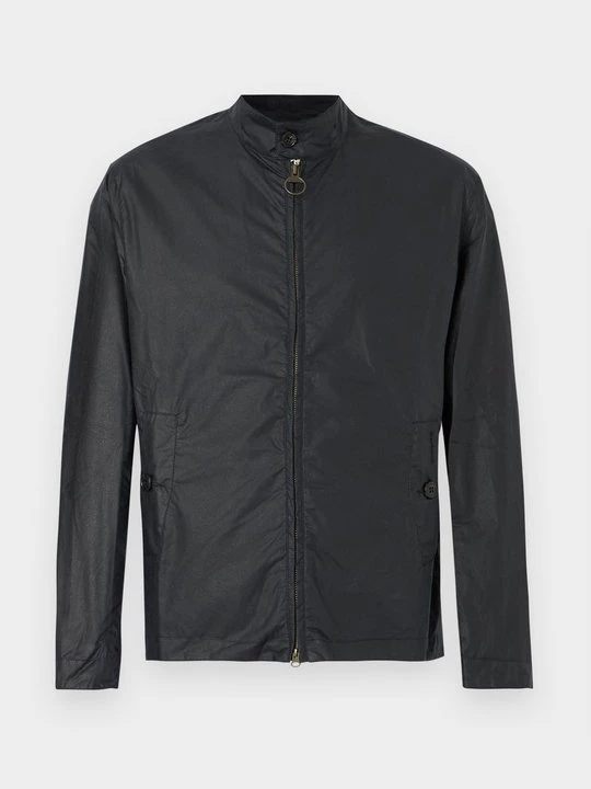 Foto van product Imitatieleren jas Barbour donkerblauw