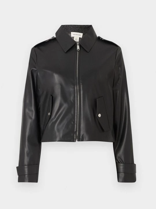 Foto van product Imitatieleren jas Calvin Klein Jeans zwart