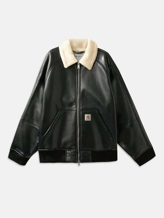 Foto van product Imitatieleren jas Carhartt WIP zwart