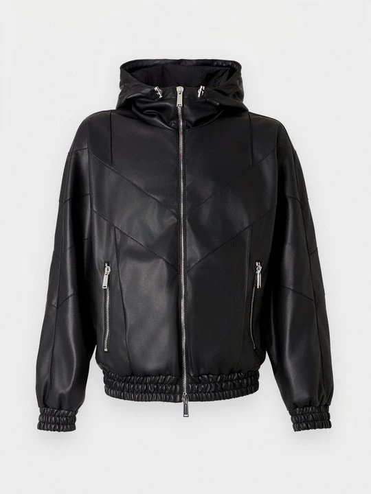 Foto van product Imitatieleren jas Dsquared2 zwart