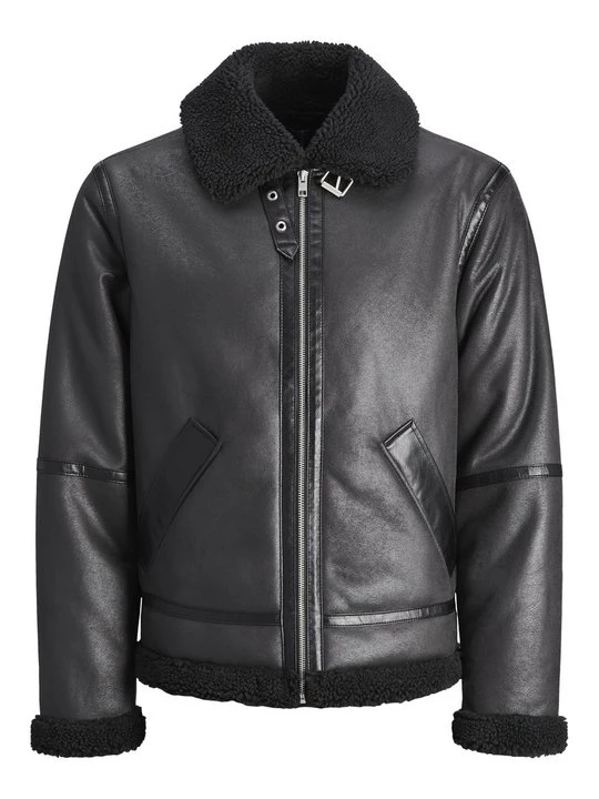Foto van product Imitatieleren jas Jack&Jones zwart