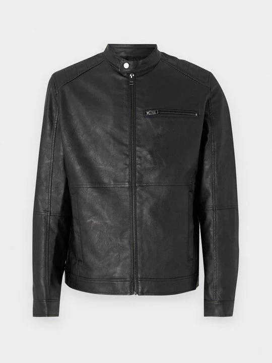 Foto van product Imitatieleren jas Jack&Jones zwart