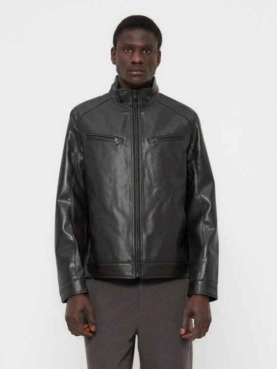 Foto van product Imitatieleren jas Michael Kors donkerbruin