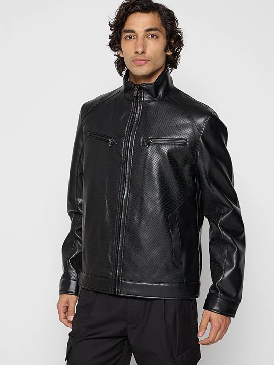 Foto van product Imitatieleren jas Michael Kors zwart