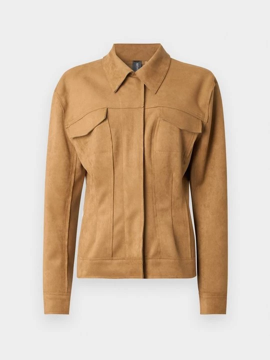 Foto van product Imitatieleren jas Norma Kamali camel