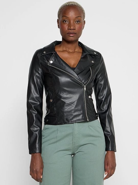 Foto van product Imitatieleren jas Vero Moda zwart