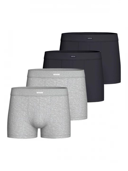 Foto van product IMPETUS Boxershorts grijs gemêleerd / zwart