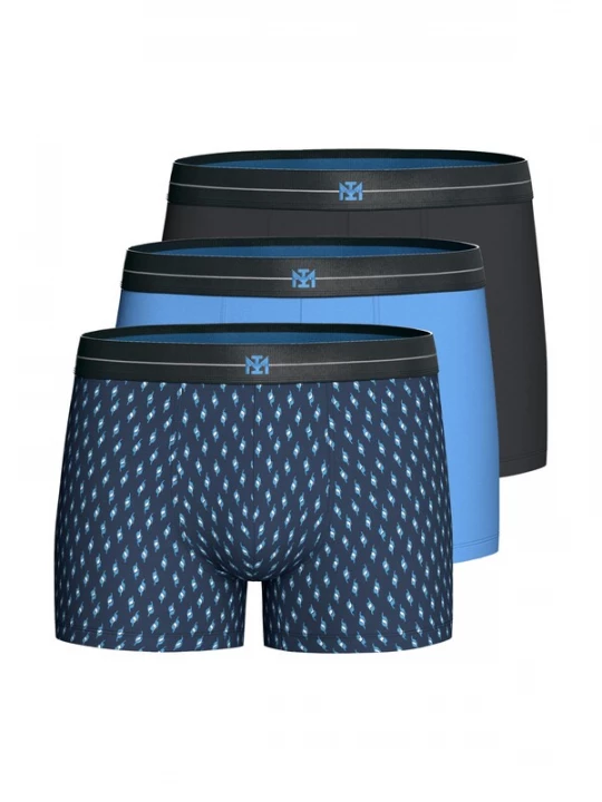 Foto van product IMPETUS Boxershorts ' IM1221P04 ' blauw / navy / zwart