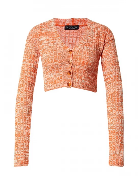Foto van product In The Style Gebreid vest 'Saffron' oranje