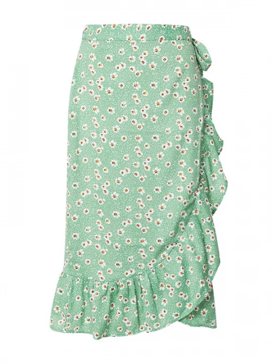Foto van product In The Style Rok 'JAC JOSSA' geel / mintgroen / wit