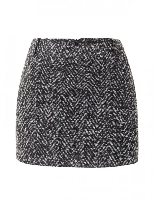 Foto van product In The Style Rok 'LORNA' zwart / wit