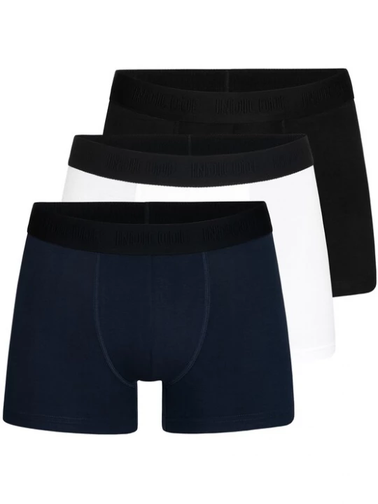Foto van product INDICODE JEANS Boxershorts 'Berlin' blauw / zwart / wit