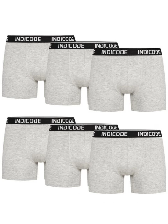 Foto van product INDICODE JEANS Boxershorts ' Milano ' grijs / zwart