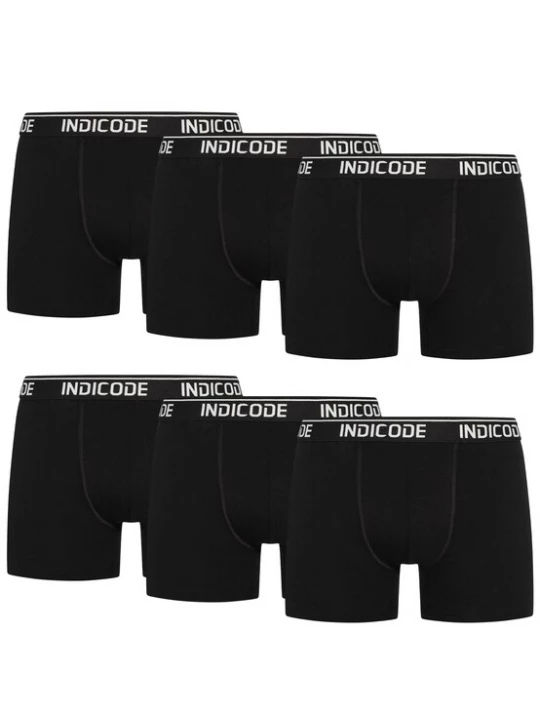 Foto van product INDICODE JEANS Boxershorts ' Milano ' zwart / wit
