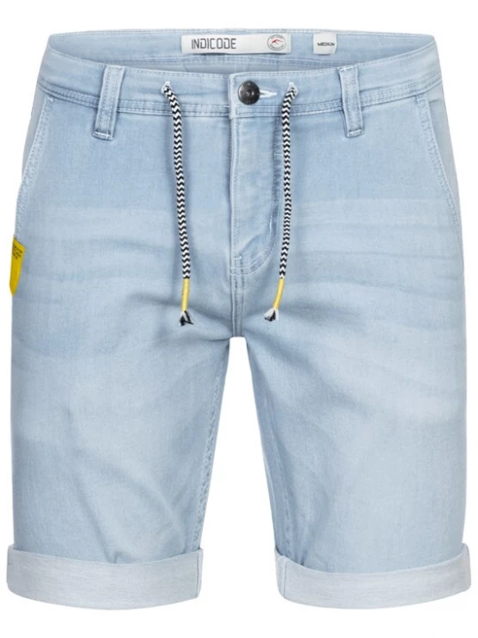 Foto van product INDICODE JEANS Broek 'Azibo' lichtblauw / geel / zwart