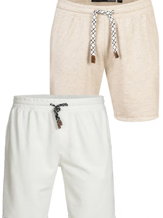 Foto van product INDICODE JEANS Broek 'Eddy' beige / wit