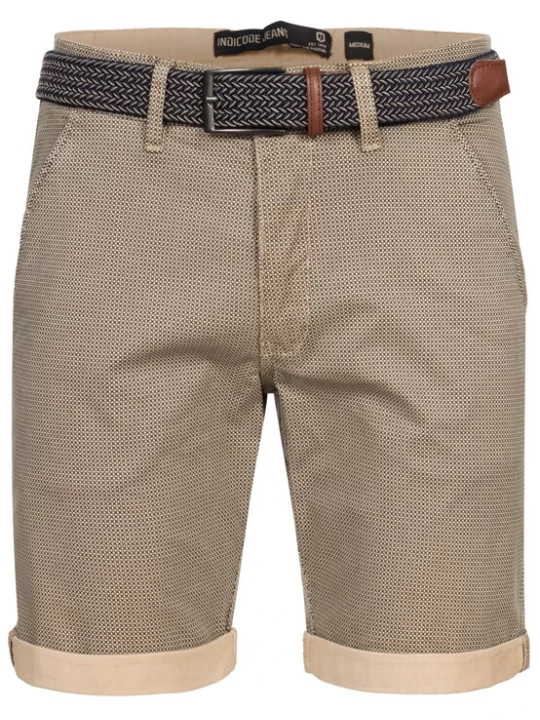Foto van product INDICODE JEANS Broek ' Estrada ' bruin / lichtgrijs