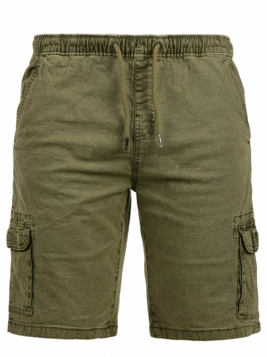 Foto van product INDICODE JEANS Broek 'Frances' groen / kaki / olijfgroen