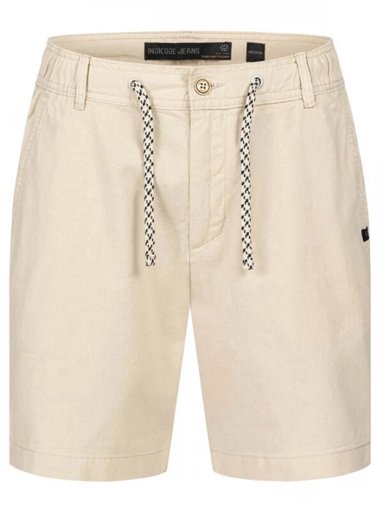 Foto van product INDICODE JEANS Broek 'InBow' beige / zwart / wit
