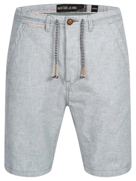 Foto van product INDICODE JEANS Broek pastelgroen / rood / zwart / wit