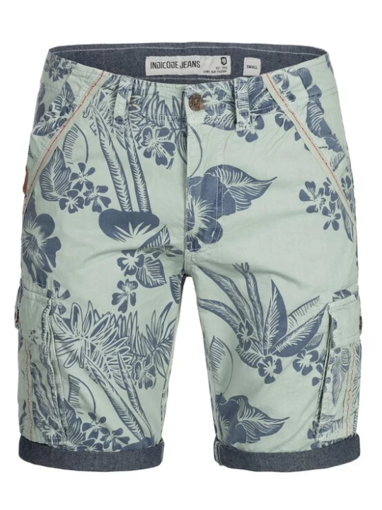 Foto van product INDICODE JEANS Cargobroek 'Albert' blauw / azuur