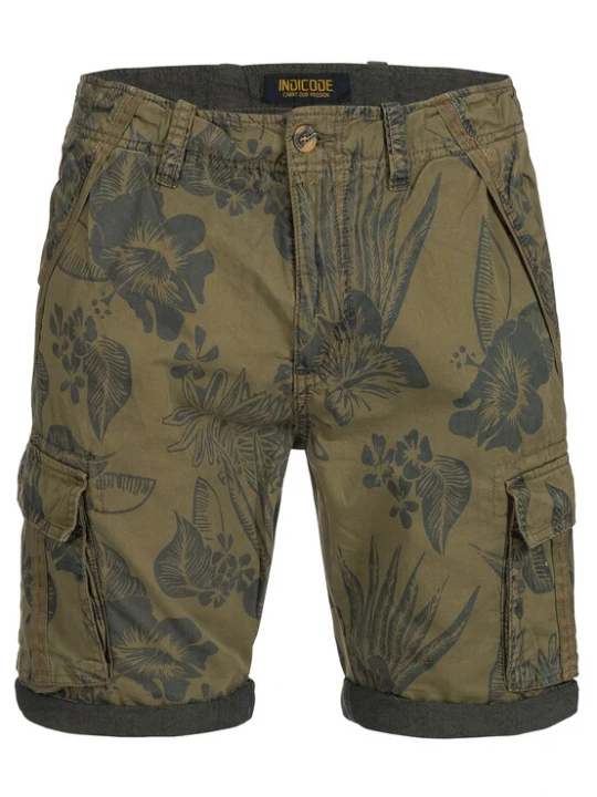 Foto van product INDICODE JEANS Cargobroek 'Albert' kaki