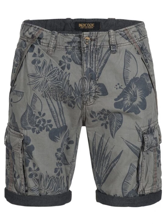 Foto van product INDICODE JEANS Cargobroek 'Albert' rookgrijs