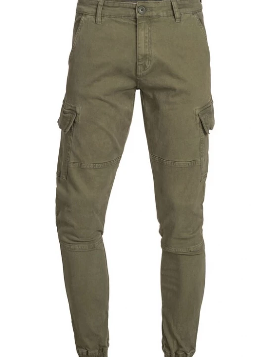 Foto van product INDICODE JEANS Cargobroek 'August' kaki