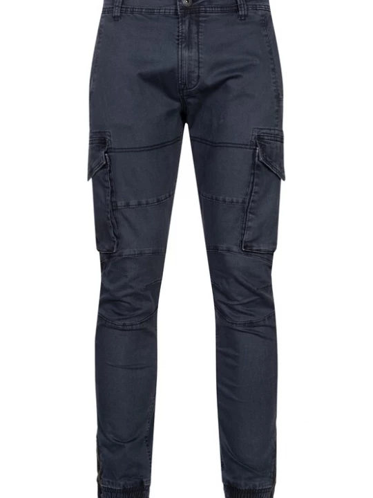 Foto van product INDICODE JEANS Cargobroek 'August' navy