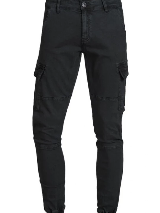 Foto van product INDICODE JEANS Cargobroek 'August' zwart