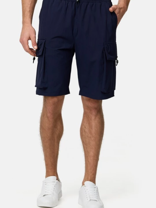 Foto van product INDICODE JEANS Cargobroek ' Conan ' nachtblauw