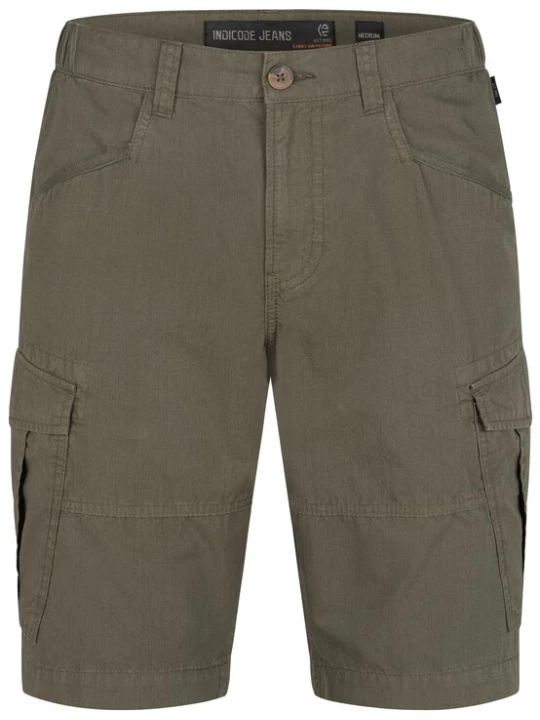 Foto van product INDICODE JEANS Cargobroek 'Dreier' olijfgroen