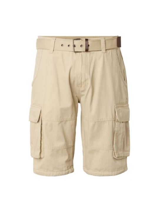Foto van product INDICODE JEANS Cargobroek 'INMonsun' crème