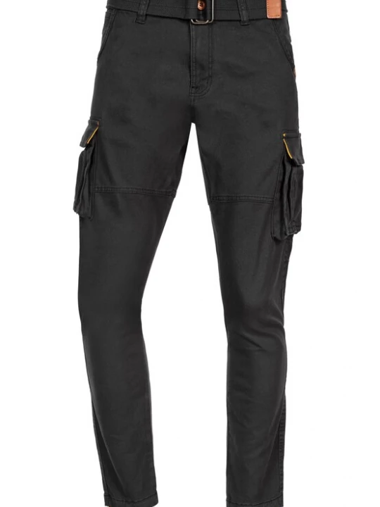 Foto van product INDICODE JEANS Cargobroek 'Mathen' zwart
