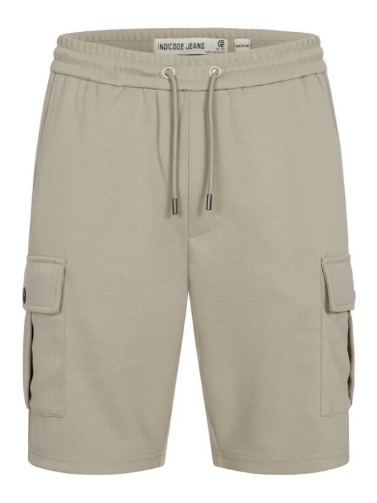 Foto van product INDICODE JEANS Cargobroek 'Nezzo' stone grey