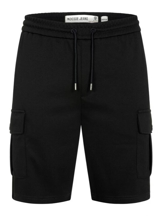 Foto van product INDICODE JEANS Cargobroek ' Nezzo ' zwart / wit