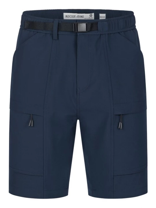 Foto van product INDICODE JEANS Cargobroek ' Rommie ' donkerblauw / wit
