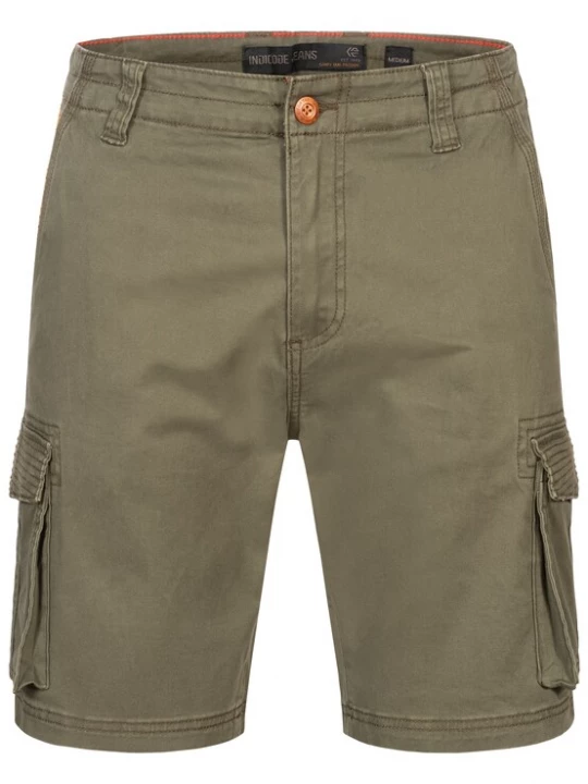 Foto van product INDICODE JEANS Cargobroek 'Solupe' kaki