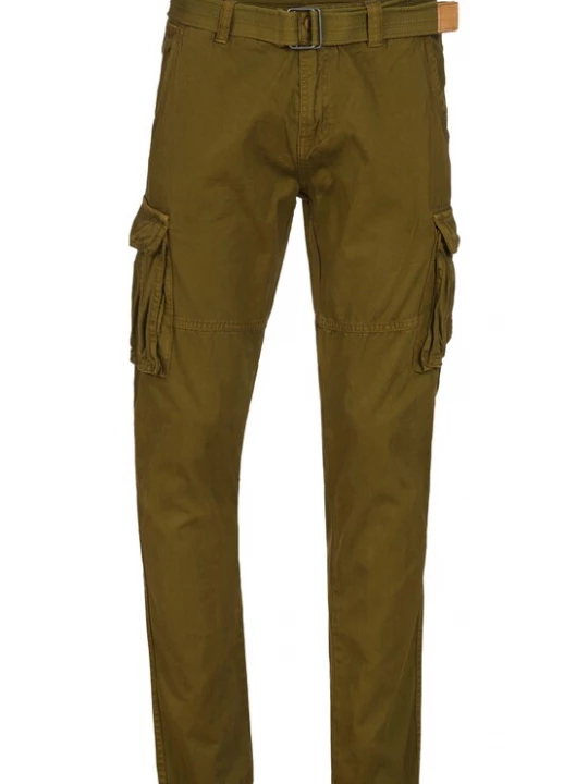 Foto van product INDICODE JEANS Cargobroek 'William' kaki