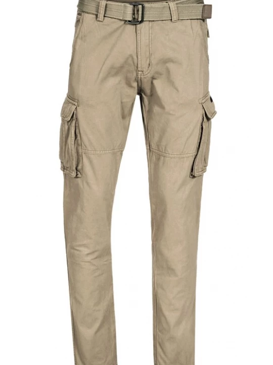 Foto van product INDICODE JEANS Cargojeans 'INPascan' beige