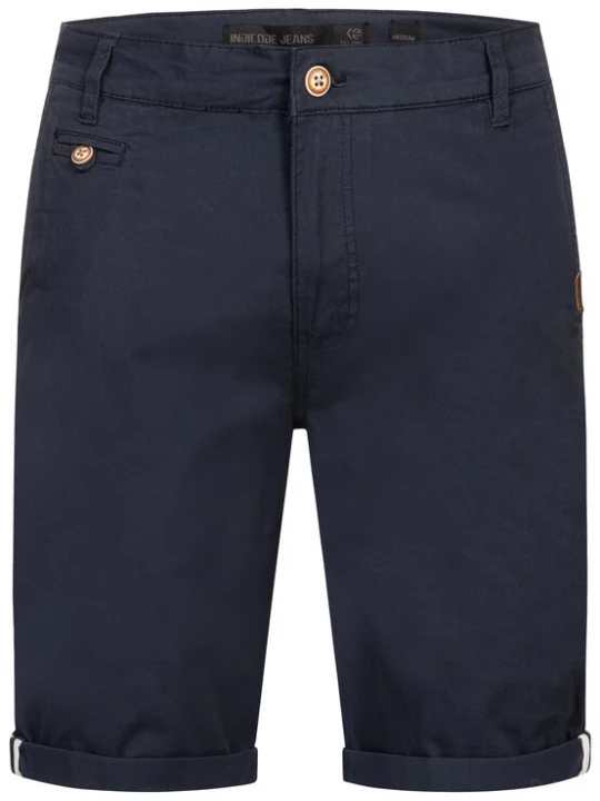 Foto van product INDICODE JEANS Chino 'Creel' marine / ombergrijs / rood / wit