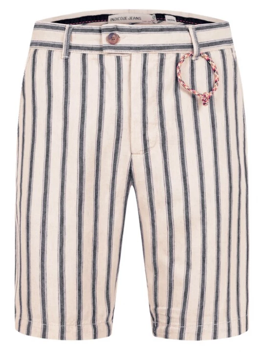 Foto van product INDICODE JEANS Chino 'Monetti' navy / wit