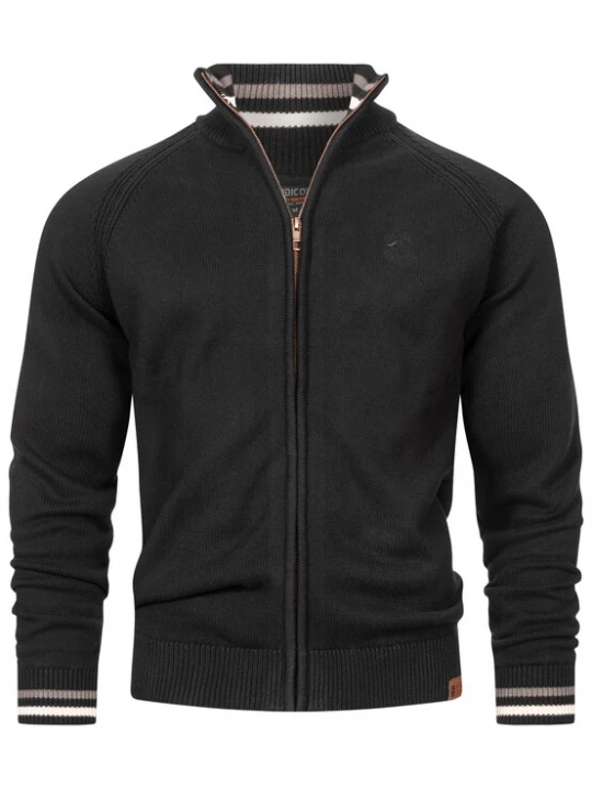 Foto van product INDICODE JEANS Gebreid vest 'Arutemia' zwart