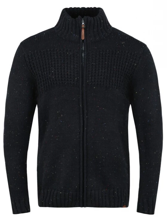 Foto van product INDICODE JEANS Gebreid vest 'Bergen' zwart