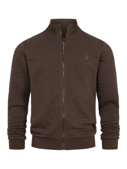 Foto van product INDICODE JEANS Gebreid vest 'Bermie' donkerbruin