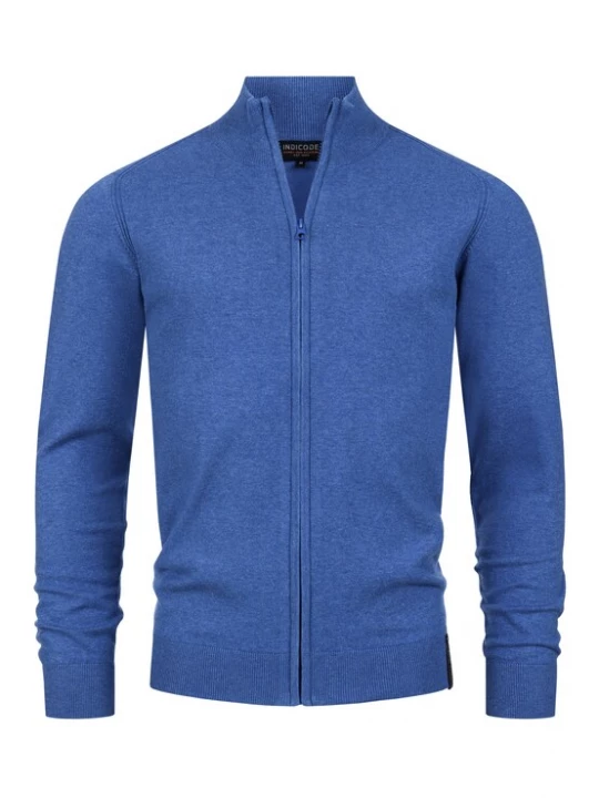 Foto van product INDICODE JEANS Gebreid vest blauw