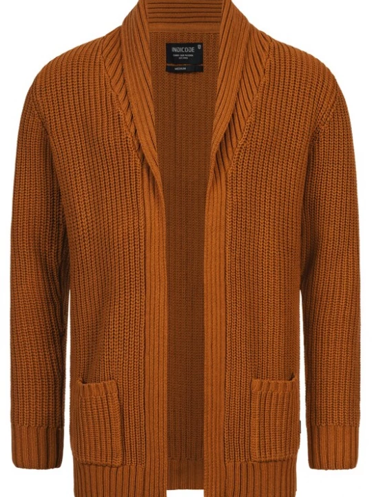 Foto van product INDICODE JEANS Gebreid vest bruin