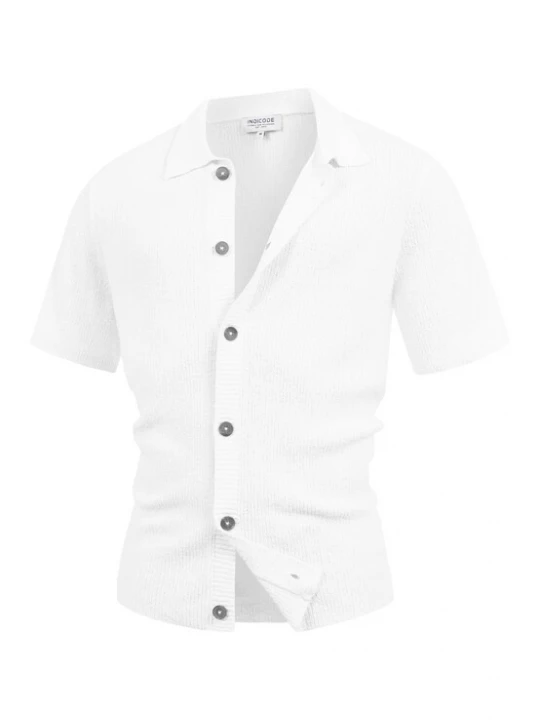 Foto van product INDICODE JEANS Gebreid vest 'Daxmark' wit