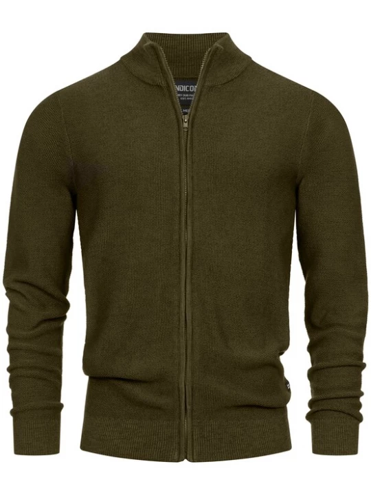 Foto van product INDICODE JEANS Gebreid vest groen
